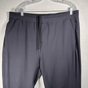 Public Rec Pants Black Daymaker Stretch Drawstring Zippered Pockets Golf 42x34